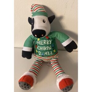 2022 Chick-fil-A Cow Christmas Merry Chikin 2 All Stuffed Plush Animal Toy